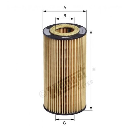 HENGST Oil Filter, E27Hd125 E27HD125